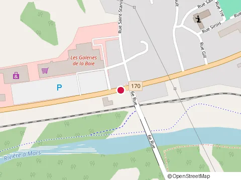Location of la Baie du Dragon at 2143 Rue Bagot, La Baie