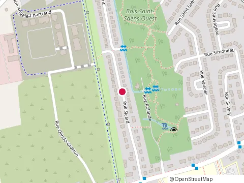 Location of la Beaute Studio at Rue Saillant, Laval