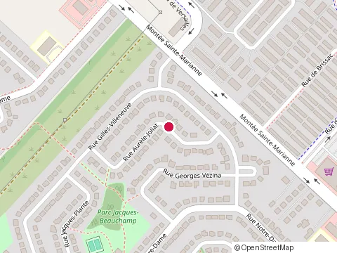 Location of la Belle Province Cité Mirabel at 18245 boulevard de Versailles, Mirabel