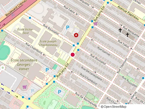 Location of la Belle Province Pro at 1356 Rue Jarry E, Montréal