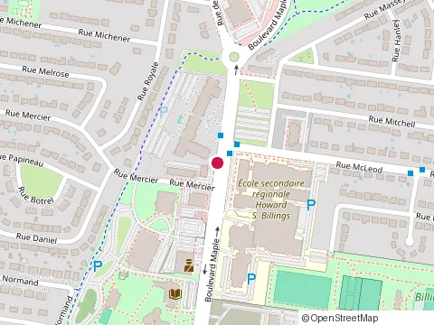 Location of la Belle Unique at 121B Boulevard Maple, Châteauguay