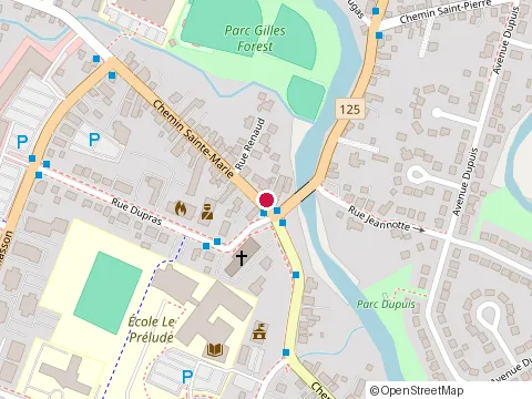 Location of la Bine at 2966 chemin Sainte-Marie, Mascouche