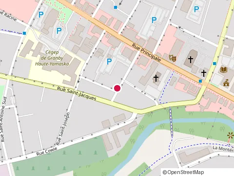 Location of la Boissonnerie at 20 Rue Johnson, Granby