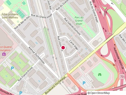 Location of la Bokiterie at 1067 Rue Viger, Québec