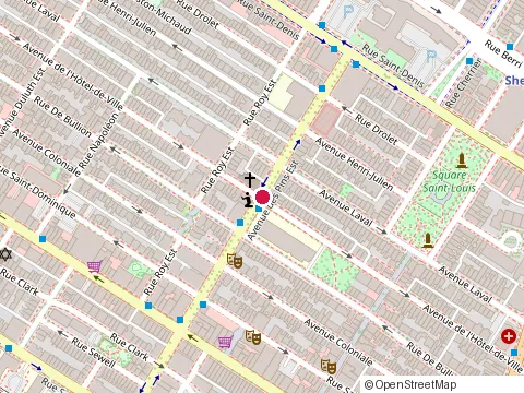Location of la Bolo A Lolo at 155 Avenue des Pins Est, Montréal