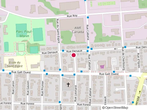Location of la Boutique / le Groupe Probex at 1215 Rue Léonard, Sherbrooke
