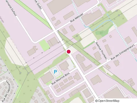 Location of la Brasserie O'Keefe Ltee at 950 Godin Ave, Québec