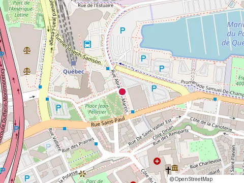 Location of la Capitale Financial Group at 625 Rue Saint-Amable, Québec