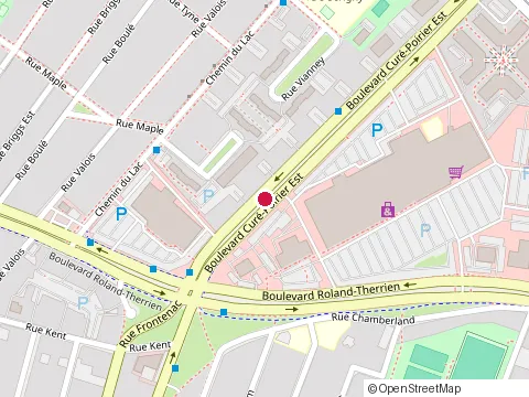Location of la Case aux Nouilles at 870 Boulevard Curé-Poirier O, Longueuil