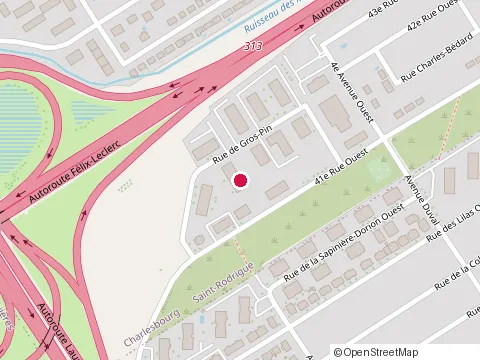Location of la Clinique d'Immigration de la Capitale Nationale (Québec) at 4205 4E Avenue O, Québec