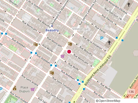 Location of la Clinique Darryl, Massage Thaïlandais at 1259 Rue Montcalm, Montréal