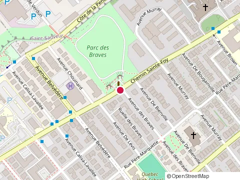 Location of la Clinique Santé Esthétique at 797 Chemin Sainte Foy, Québec
