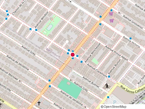 Location of la Cucina Di Tony at 4928 Sherbrooke St W, Westmount