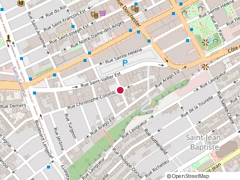 Location of la Cuisine at 205 Rue Saint-Vallier E, Québec