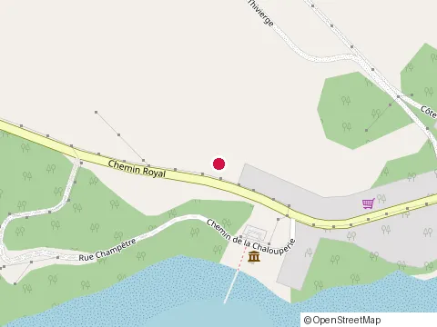 Location of la Cuisine d'Été (Resto-Terrasse) at Chemin Royal Saint-Laurent-d'Orléans 7327, Capitale-Nationale