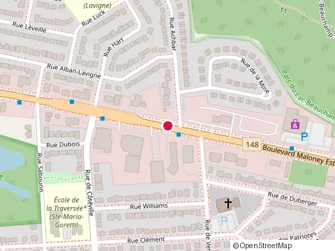 Location of la Fiesta at 630 Boulevard Maloney E, Gatineau