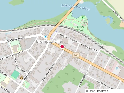 Location of la Forge Resto-Bar at 49 Rue Saint-Lambert, Sherbrooke