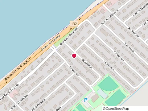 Location of la Girouette at 17 4E Avenue, Rimouski