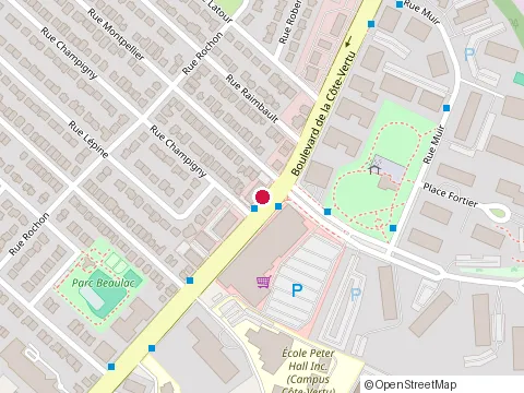 Location of la Gorge d'Or Mtl at 743 boulevard de la Côte-Vertu, Saint-Laurent