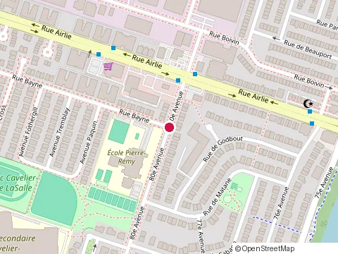 Location of la Grillade at 9150 Rue Airlie, Montréal