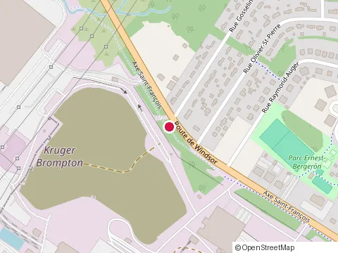 Location of la Libellule de Keila et Véro at 33 Rue du Cur? Larocque, Sherbrooke