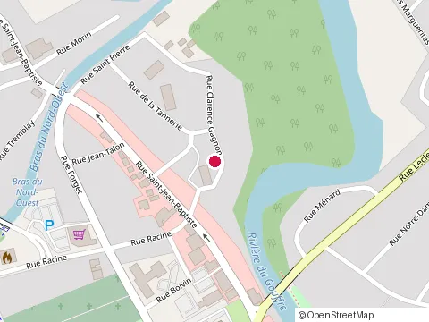 Location of la Maison Clarence at 26 Rue Clarence-Gagnon, Baie-Saint-Paul