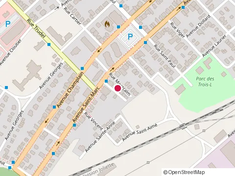 Location of la Maison de Frida at 2093 avenue Champlain, Shawinigan