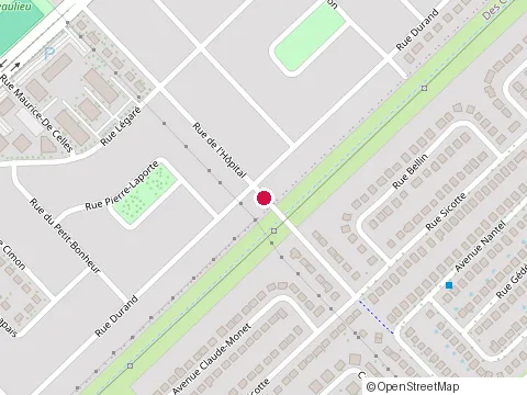 Location of la Maison de Job at 12057 Rue de l'Hôpital, Québec