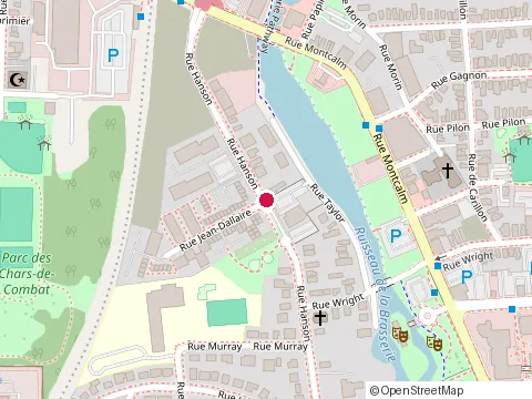 Location of la Maison de l’Amitié at 58 Rue Hanson, Gatineau