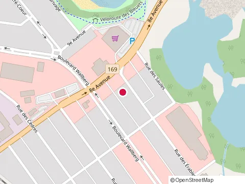 Location of la Maison Gourmande at 1708 boulevard Wallberg, Dolbeau-Mistassini