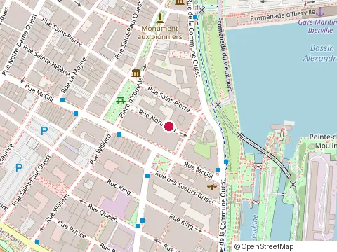 Location of la Maison Jean Lapointe at 111 Rue Normand, Montréal