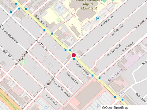 Location of la Maison Sportive Bar at Grande Allée St-Hubert 3986, Saint-Hubert
