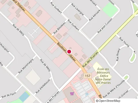 Location of la Maison Wo at 933 Bd Thibeau, Trois-Rivières