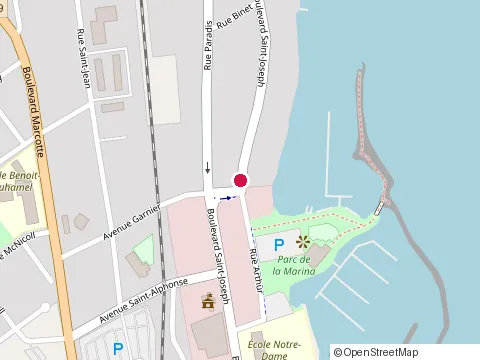 Location of la Marina 1353 (18 Ans +) at 860 Rue Arthur, Roberval