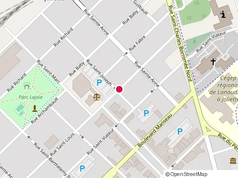 Location of la Mexicaine at 367 Rue Saint-Louis, Joliette