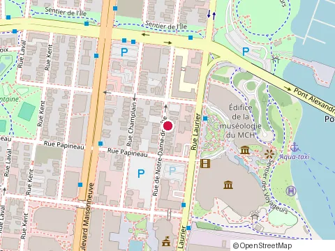 Location of la P'Tite Epicerie at 158 Rue Notre-Dame-de-l'Île, Gatineau