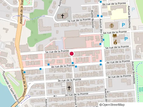Location of la P'Tite Glace d'À Côté at 453 Avenue Mercier, Shawinigan