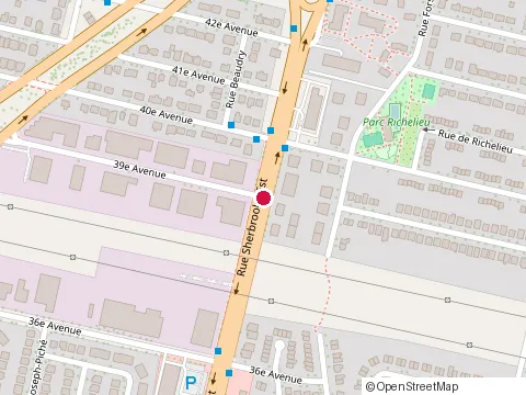 Location of la Patatheque at 13640 Sherbrooke St E, Québec