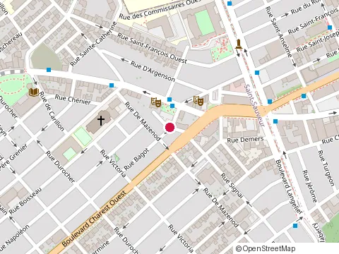 Location of la Peltrie at 4244 Rue Saint-Félix, Québec