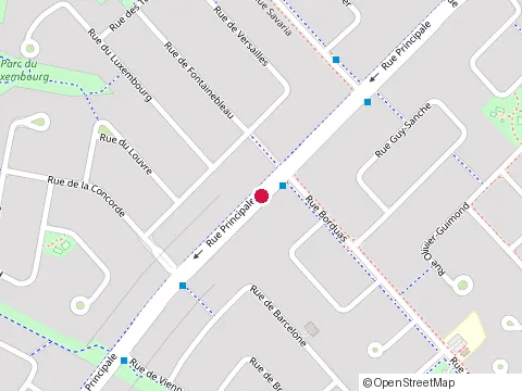 Location of la Petite Gourmette at 2630 Rue Principale, Sainte-Julie