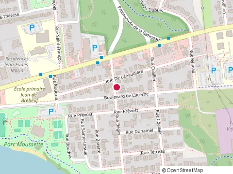 Location of la Petite Primerose at 60 Rue Bégin, Gatineau