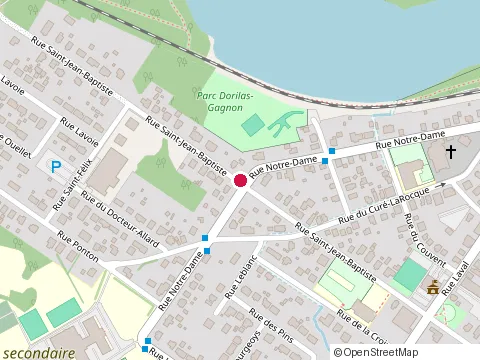 Location of la Place des Jeunes l'Intervalle at 82 Rue Saint-Jean Baptiste, Sherbrooke