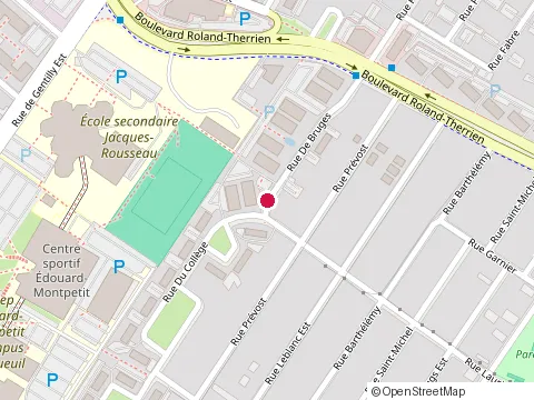 Location of la Platriere at 645 Rue de Bruges, Longueuil