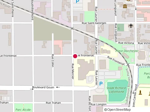 Location of la Porte Ouverte at 81 Rue Frontenac, Saint-Jean-sur-Richelieu