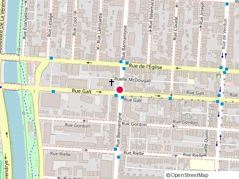 Emplacement de la Pouponniere de Verdun au 4107 Rue Bannantyne, Verdun