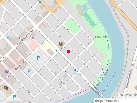 Location of la Pro de la Peinture at 1057  Rue Marguerite-Bourgeoys, Saint-Hyacinthe