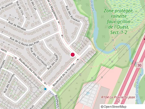 Location of la Racine Carrée at 295 Bd de la Fourche, La Prairie
