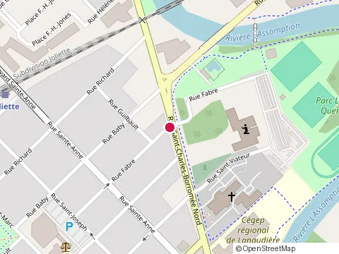 Location of la Scarpetta at 153 Rue Saint-Charles-Borromée N, Joliette