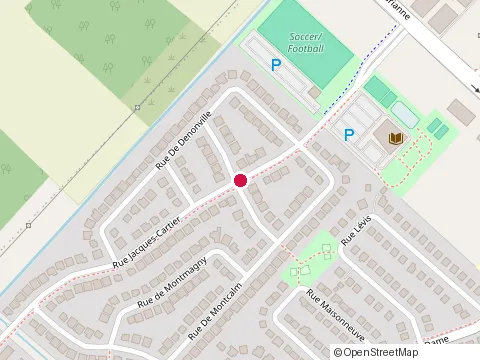 Location of la Seigneurie de Mirabel at 17040 Rue Jacques-Cartier, Mirabel