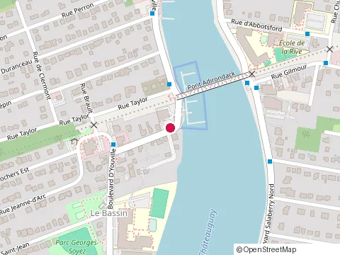Location of la Station des Delices at 286 boulevard d'Youville, Châteauguay